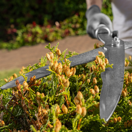 Кусторез, 650 мм, волнистые лезвия, деревянные рукоятки, Горизонт, по ценам производителя в Москве с доставкой по всей России