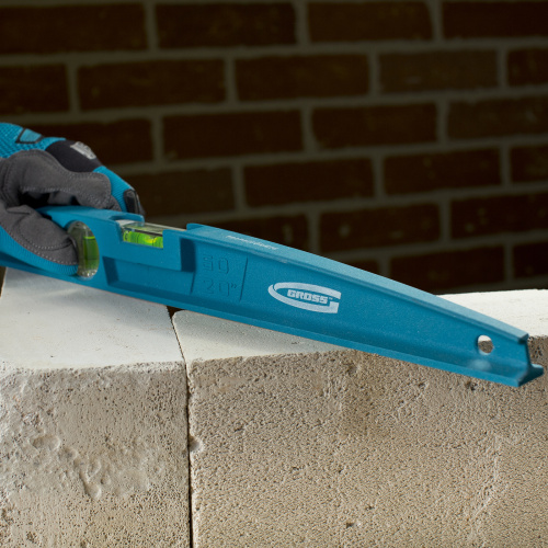 Уровень литой, 500 мм, 2 глазка Gross по ценам производителя в Москве с доставкой по всей России