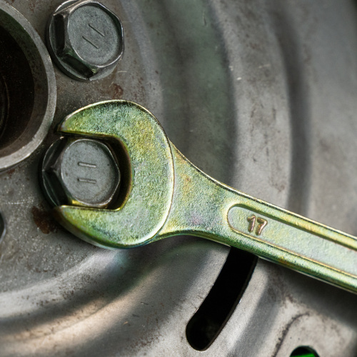 Набор ключей рожковых 6-32 мм, 12 шт, желтый цинк Сибртех по ценам производителя в Москве с доставкой по всей России