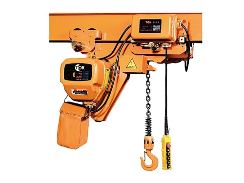 Таль передвижная с уменьшенной строительной высотой  1т 12м 380В электрическая цепная TOR HHBDSL-01 по ценам производителя в Москве с доставкой по всей России