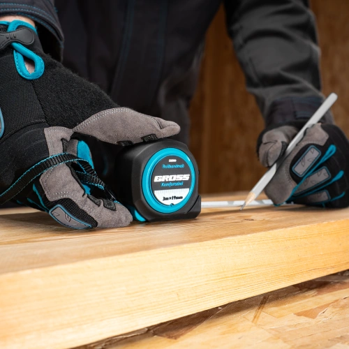 Рулетка Komfortabel 3 м х 19 мм,обрезиненный корпус Gross по ценам производителя в Москве с доставкой по всей России