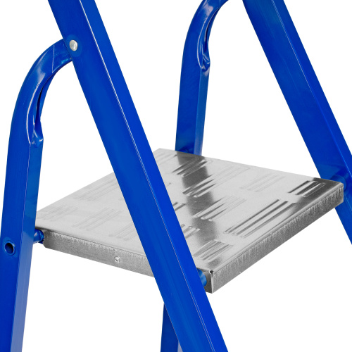 Стремянка, 9 ступеней, стальной профиль, алюминиевые ступени Сибртех по ценам производителя в Москве с доставкой по всей России