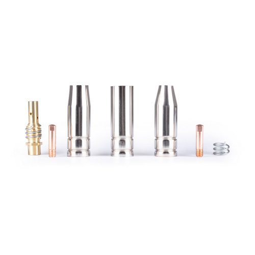 Varteg Набор комплектующих MIG-15 (2 наконечника, 3 сопла, 1 спираль к соплу, 1 диффузор газ., для серии UnoMig-15/MB-15AK/TBI-150/ERGOPLUS 15, пр-во FoxWeld/КНР) купить в Москве с доставкой по всей России | ProtosMarket.ru