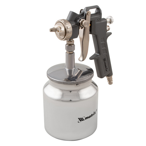 Набор пневмоинструмента, 5 предметов, быстросъемное соединение, краскораспылитель с нижним бачком Matrix по ценам производителя в Москве с доставкой по всей России