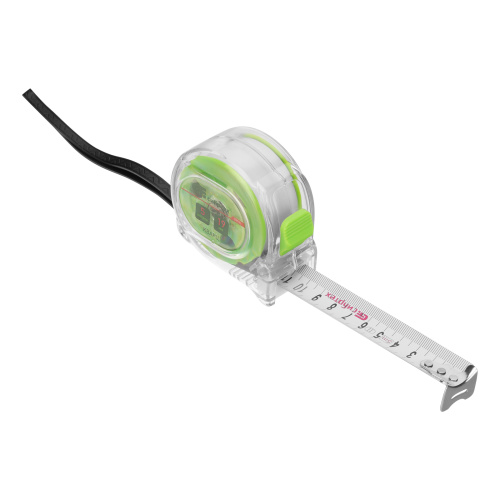 Рулетка Кварц,прозрачный корпус,амортизатор,5 м х 19 мм Сибртех по ценам производителя в Москве с доставкой по всей России