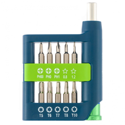 Отвертка для точных работ с набором бит, 21 шт, CrV Сибртех по ценам производителя в Москве с доставкой по всей России