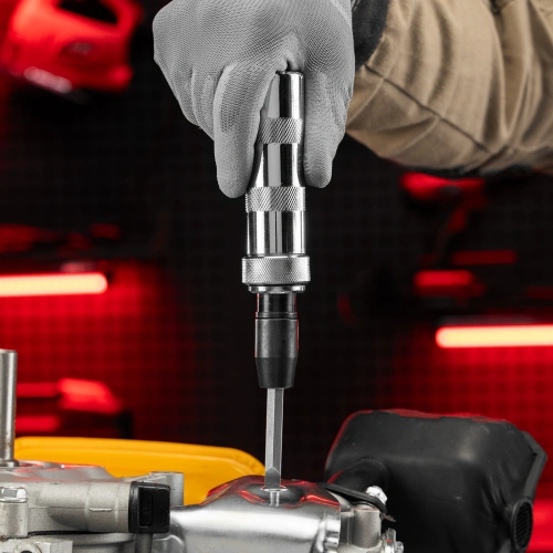 Отвертка ударно-поворотная 1/2, набор бит, 6 шт, пластиковый бокс Matrix по ценам производителя в Москве с доставкой по всей России