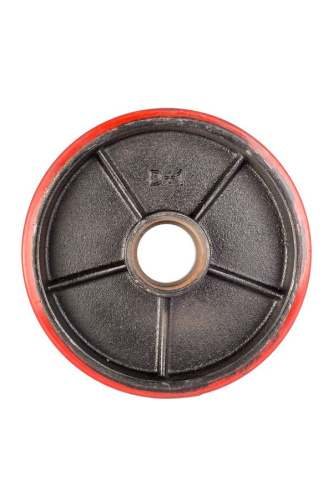 Колесо полиуретановое 200х50 мм без подшипника для тележек гидравлических BF/WB/RHP по ценам производителя в Москве с доставкой по всей России