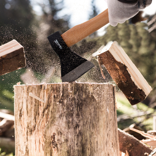 Топор, 600 г, в сборе, кованый, деревянное топорище Sparta по ценам производителя в Москве с доставкой по всей России