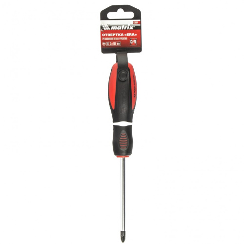 Отвертка "Era", PZ2 x 100 мм, CrV, трехкомпонентная рукоятка Matrix по ценам производителя в Москве с доставкой по всей России