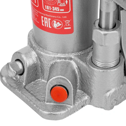 Домкрат гидравлический бутылочный, 2 т, высота подъема 181-345 мм, в пластиковый кейсе Matrix по ценам производителя в Москве с доставкой по всей России