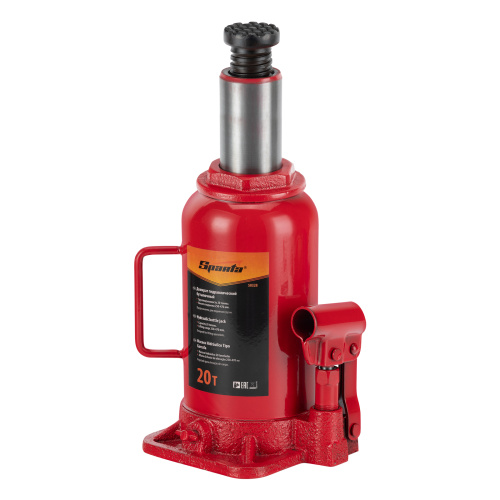 Домкрат гидравлический бутылочный, 10 т, h подъема 200-385 мм Sparta по ценам производителя в Москве с доставкой по всей России