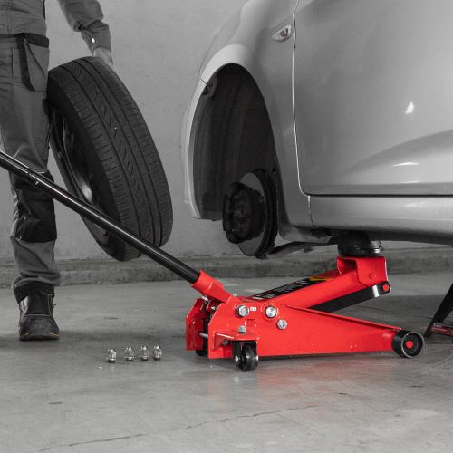 Домкрат гидравлический подкатной, 3 т, h подъема 130-465 мм Sparta по ценам производителя в Москве с доставкой по всей России