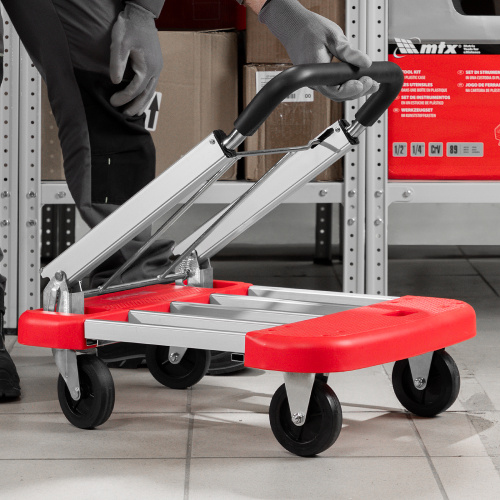 Тележка хозяйственная, телескопическая, грузоподъемность 150 кг Matrix по ценам производителя в Москве с доставкой по всей России