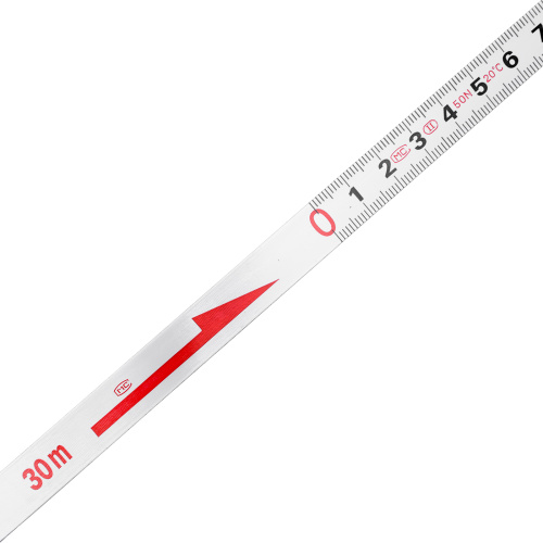 Рулетка геодезическая, 30 м х 12,5 мм, металлическая лента, закрытый корпус Matrix по ценам производителя в Москве с доставкой по всей России