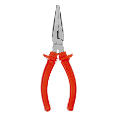 Длинногубцы прямые Econom, 160 мм, шлифованные, пластмассовые рукоятки Matrix по ценам производителя в Москве с доставкой по всей России