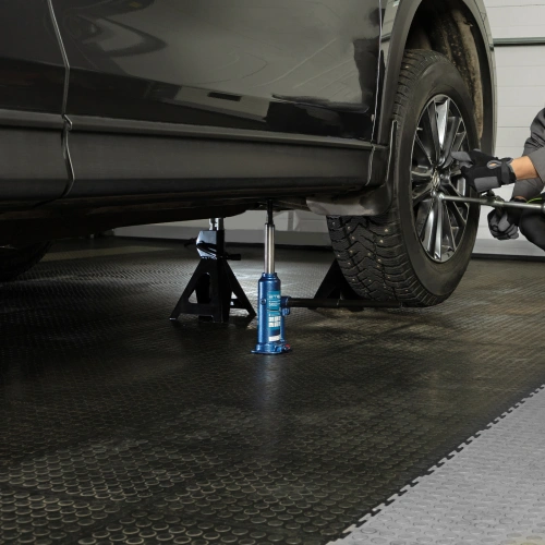 Домкрат гидравлический бутылочный, 2 т, h подъема 178-338 мм Stels по ценам производителя в Москве с доставкой по всей России