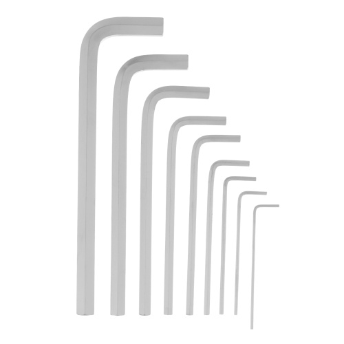 Набор ключей имбусовых HEX, 2-12 мм, CrV, 9 шт, удлиненныее с сатинированным покрытием Matrix по ценам производителя в Москве с доставкой по всей России