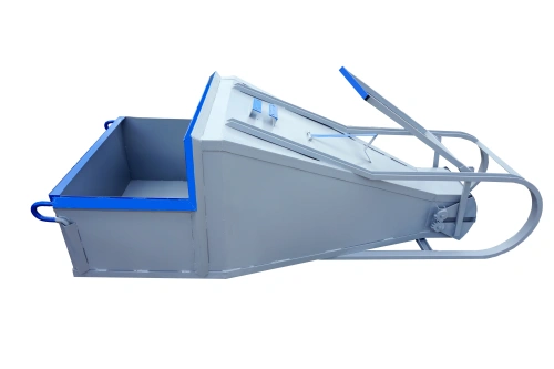 Бадья для бетона «Туфелька» 1,0 с двухчелюстным затвором и шестеренчатым приводом по ценам производителя в Москве с доставкой по всей России