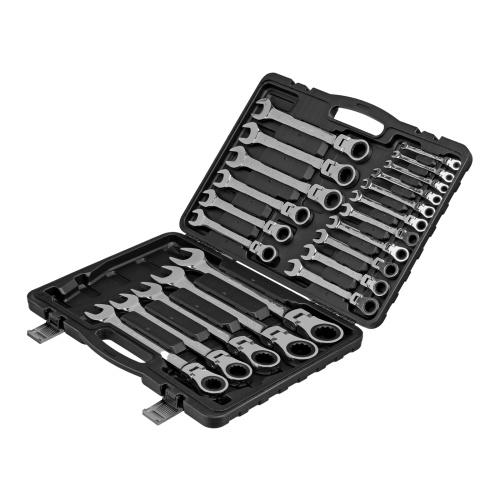 Набор ключей комбинированных, трещоточных шарнирных 22 шт. Matrix по ценам производителя в Москве с доставкой по всей России