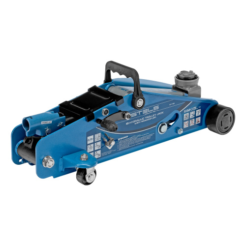 Домкрат гидравлический подкатной 2.5 т, с фиксатором, Safety Pin, 140-385 мм Stels по ценам производителя в Москве с доставкой по всей России