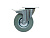 Колесо поворотное серая резина SCB 63 f 160 мм с тормозом по ценам производителя в Москве с доставкой по всей России