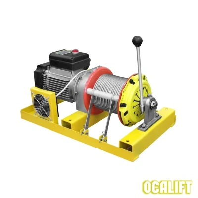 Лебёдка строительная TSA-CL 300/600кг 60м 220в СВОБОДНЫЙ спуск купить в Москве с доставкой по всей России | ProtosMarket.ru