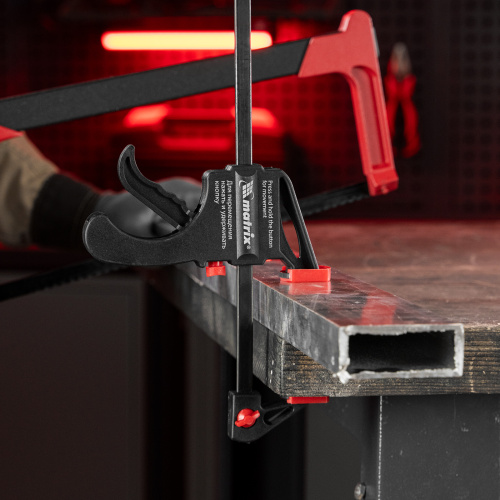 Струбцина универсальная, быстрозажимная, F-образная, 450 х 565 х 45 мм, пластиковый корпус Matrix по ценам производителя в Москве с доставкой по всей России