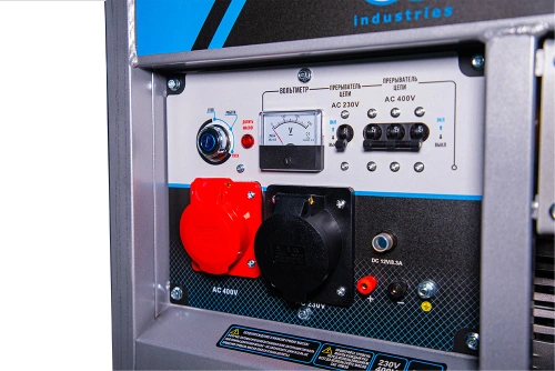 Генератор дизельный 5,0 кВт 380В/1,6 кВт 220В 15 л с электростартером TOR KM5000D по ценам производителя в Москве с доставкой по всей России