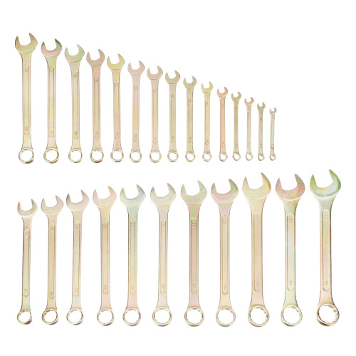 Набор ключей комбинированный 6-32 мм, 26 шт, желтый цинк Сибртех по ценам производителя в Москве с доставкой по всей России