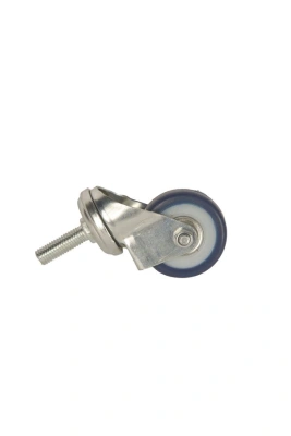 Колесо аппаратное поворотное SCtv 25 50 мм с болтом (синяя резина) по ценам производителя в Москве с доставкой по всей России