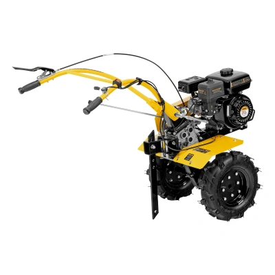 Мотоблок DPT-170, 7 л.с., ремен.сцеп, шир 85 см, глуб 35 см,фрез 3х3,ШОМ,скор 2В/1Н,кол 8" Denzel по ценам производителя в Москве с доставкой по всей России