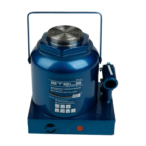 Домкрат гидравлический бутылочный, 50 т, H подъема 236-356 мм Stels по ценам производителя в Москве с доставкой по всей России