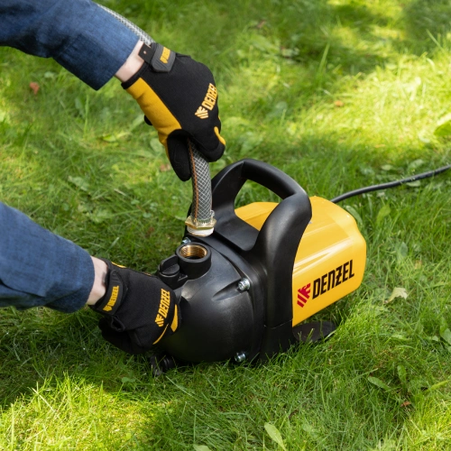 Садовый поверхностный насос GP 600, 600 Вт, 3000 л/ч, подъем 35 м, пластик Denzel по ценам производителя в Москве с доставкой по всей России