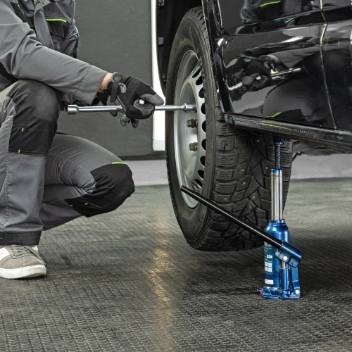 Домкрат гидравлический бутылочный, 4 т, h подъема 188-363 мм, в пластиковом кейсе Stels по ценам производителя в Москве с доставкой по всей России