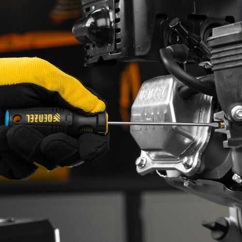 Отвертка, SL3х100 мм, S2, 3к рукоятка Denzel по ценам производителя в Москве с доставкой по всей России