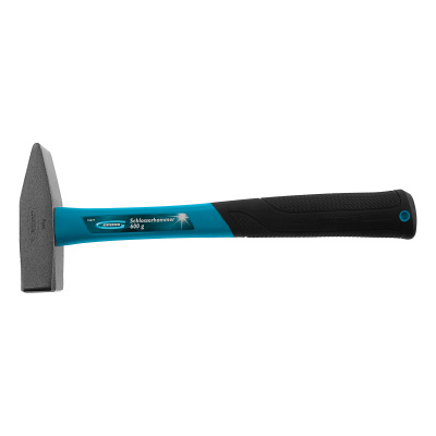 Молоток слесарный, 600 г, квадратный боек, фибергласовая обрезиненная рукоятка Gross по ценам производителя в Москве с доставкой по всей России