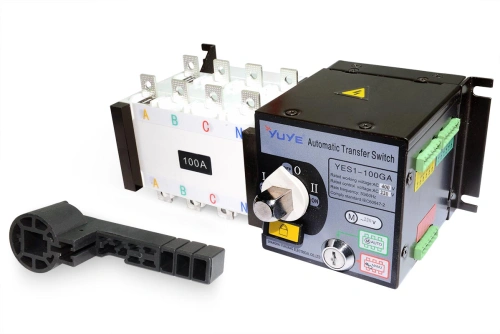 Реверсивный рубильник YES1-100GA/4P In100A по ценам производителя в Москве с доставкой по всей России