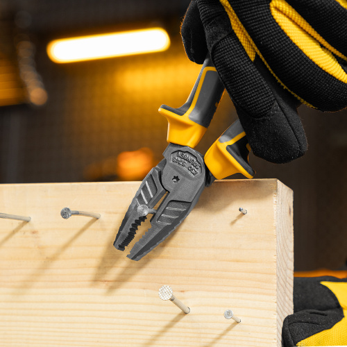 Плоскогубцы комбинированные 180 мм, трехкомпонентные рукоятки Denzel по ценам производителя в Москве с доставкой по всей России