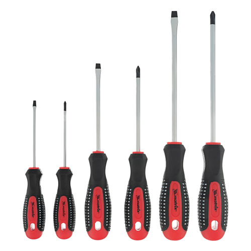 Набор профессиональных отверток Fusion, CrV, трехкомпонентная рукоятка antislip, 6 шт Matrix по ценам производителя в Москве с доставкой по всей России