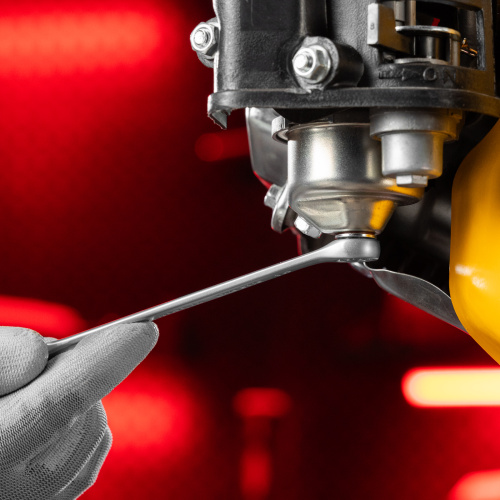 Ключ комбинированный, 10 мм, CrV, матовый хром Matrix по ценам производителя в Москве с доставкой по всей России