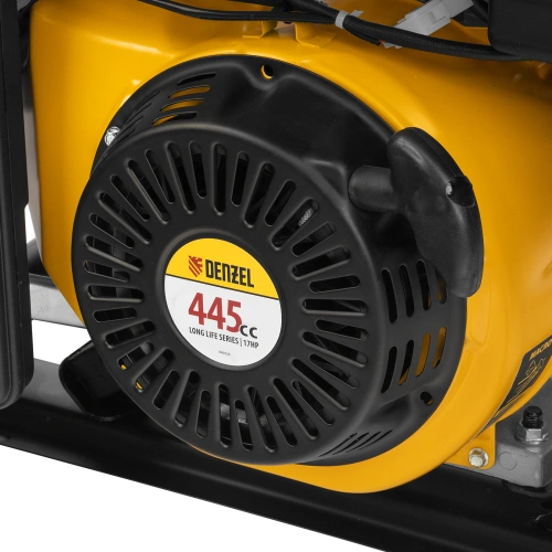 Генератор бензиновый PS 80 EA, 8.0 кВт, 230 В, 25 л, коннектор автоматики, электростартер Denzel по ценам производителя в Москве с доставкой по всей России