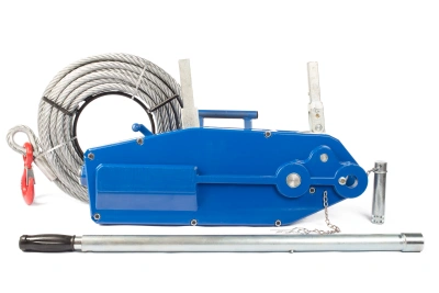 Лебедка рычажная тросовая TOR МТМ 800 0,8 т L=20м (стальной корпус) по ценам производителя в Москве с доставкой по всей России