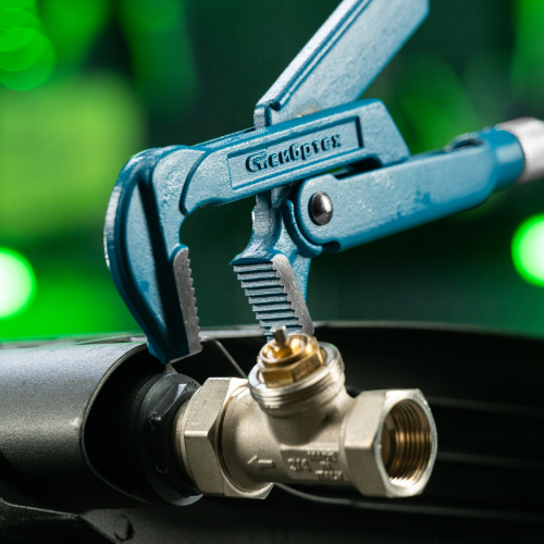 Ключ трубный рычажный №2, 1.5", литой, тип "L" Сибртех по ценам производителя в Москве с доставкой по всей России