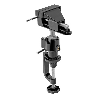 Тиски настольные, многофункциональные, сменная насадка, хомут для дрели, шарнирный механизм, 70 мм Matrix по ценам производителя в Москве с доставкой по всей России