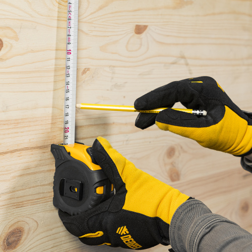 Рулетка 8м х 25мм, обрезиненный корпус, автоматическая фиксация Denzel по ценам производителя в Москве с доставкой по всей России