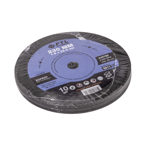 Круг отрезной по металлу FTL Expert 230 х 1,6 х 22,2 мм A46TBF купить в Москве с доставкой по всей России | ProtosMarket.ru