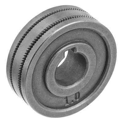 Подающий ролик, зубчатый профиль под флюсовую проволоку 0,8-1мм, 2 шт Denzel по ценам производителя в Москве с доставкой по всей России