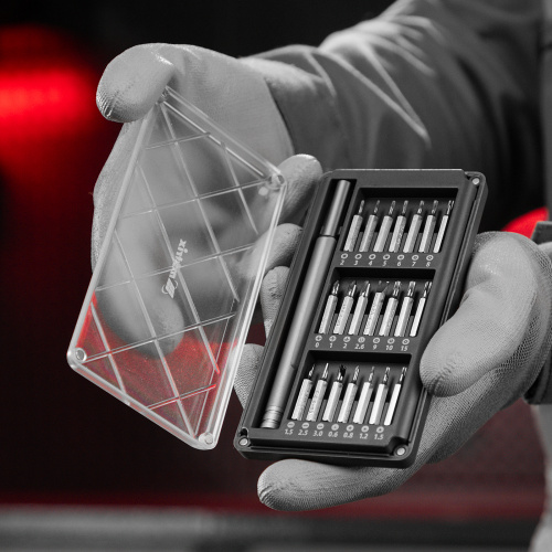 Набор для точных работ 22 в 1, универсальный, сталь CrV Matrix по ценам производителя в Москве с доставкой по всей России