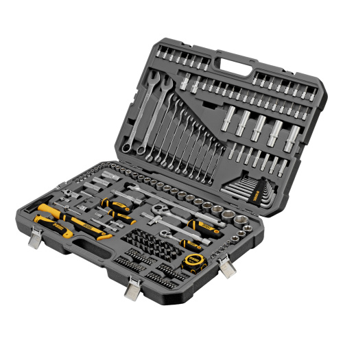 Набор инструментов, 1/2", 1/4", CrV, S2, пластиковый кейс, 194 предмета Denzel по ценам производителя в Москве с доставкой по всей России